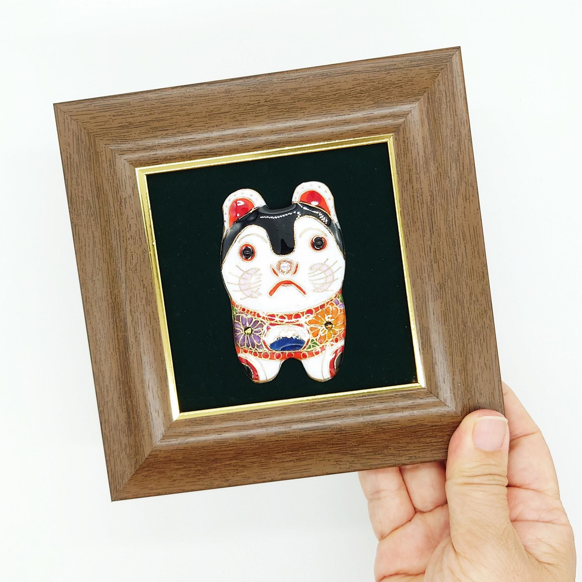 七宝焼干支12枚額縁付　美術工芸品　絵画　ア-ト作品　インテリア　縁起物　幸運 imgrc0136568781.jpg