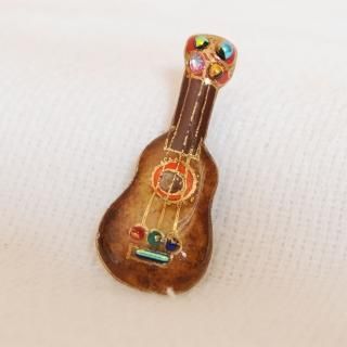 楽器- 七宝焼ピンブローチ(ピンバッジ) - 七宝焼の工房Uncle Z