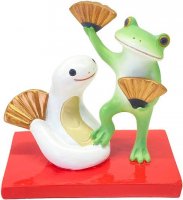 在庫あり☆即納可能】コポー アヒルとお風呂 Copeau☆風水☆金運【新品】【蛙/カエル/かえる】【置物】【キャラクターグッズ☆雑貨】 -  キャラクターグッズ,フィギュア,プラモデル,SDGsアイテム,無添加生活品などの通販でしたら伊賀屋人形店！