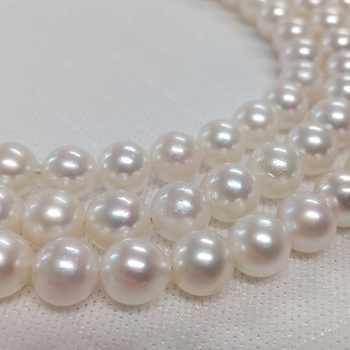 あこや真珠セミロングネックレス60cm(6-6.5mm) - 真珠専門店 おおば真珠 静岡県富士宮市の真珠店