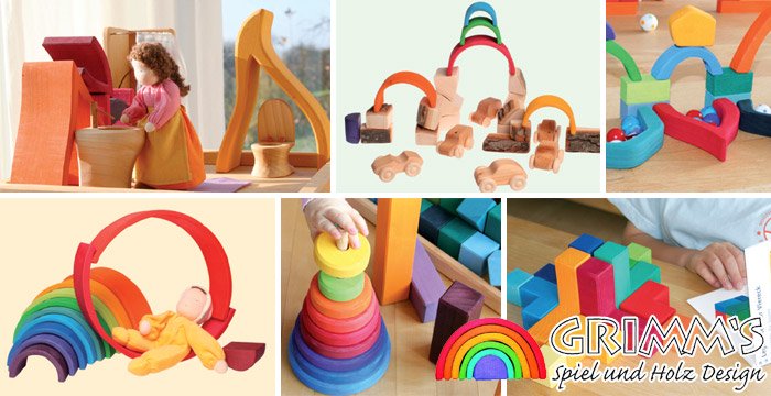 Grimm's Spiel  Holz Design グリムス社］ビーズグラスパー - 木のおもちゃ 赤ちゃんのおもちゃ 木製玩具 eurobus  通販shop