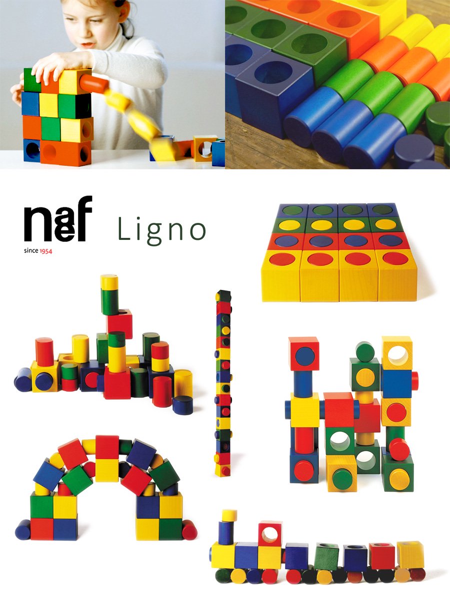 Naef ネフ社 リグノ Ligno 積み木 - 木のおもちゃ赤ちゃんのおもちゃ木製玩具eurobus