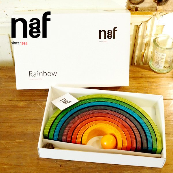 Naef ネフ社 アークレインボウ Rainbow 積み木 - 木のおもちゃ赤ちゃん 