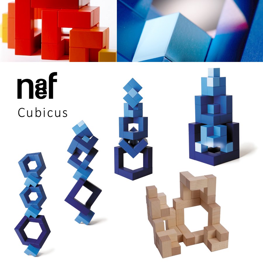 Naef ネフ社 キュービックス Cubicus 積み木 - 木のおもちゃ赤ちゃんのおもちゃ木製玩具eurobus