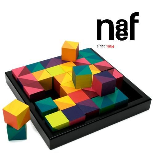 Naef ネフ社 キーナーモザイク（小） Mosaik 36pcs キューブパズル