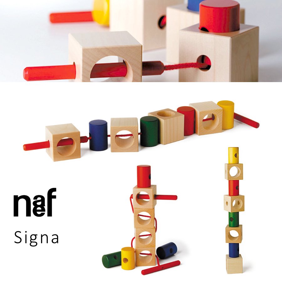 Naef ネフ社 シグナ Signa 積み木 - 木のおもちゃ赤ちゃんのおもちゃ 