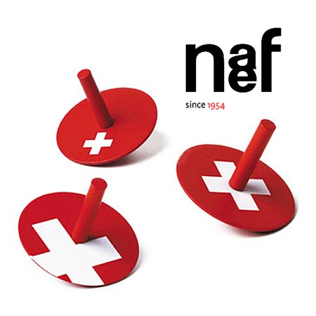 Naef ネフ社 スイス・コマ3点セット Swiss Kreisel - 木のおもちゃ 