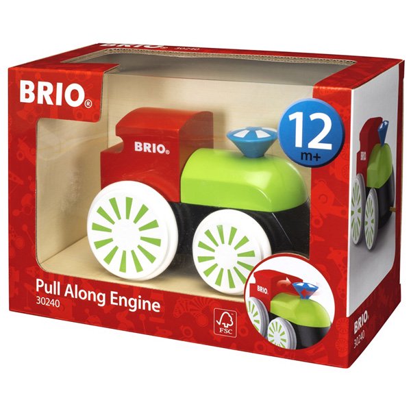 ［BRIO ブリオ］プルトイ 木製蒸気機関車（カラー） - 木のおもちゃ 赤ちゃんのおもちゃ 木製玩具 eurobus 通販shop