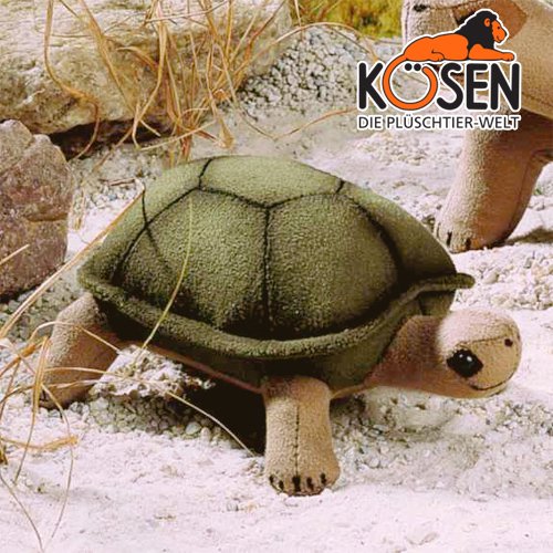 KOESEN ケーセン社 カメ (小) - 動物のぬいぐるみ - 木のおもちゃ 