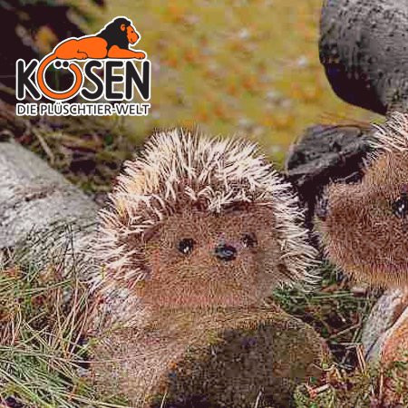 KOESEN ケーセン社 モヘアハリネズミ (ミニ) - 動物のぬいぐるみ - 木のおもちゃ赤ちゃんのおもちゃ木製玩具eurobus