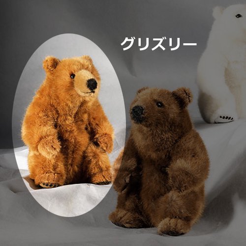 KOESEN ケーセン社 お座りベア - 動物のぬいぐるみ - 木のおもちゃ