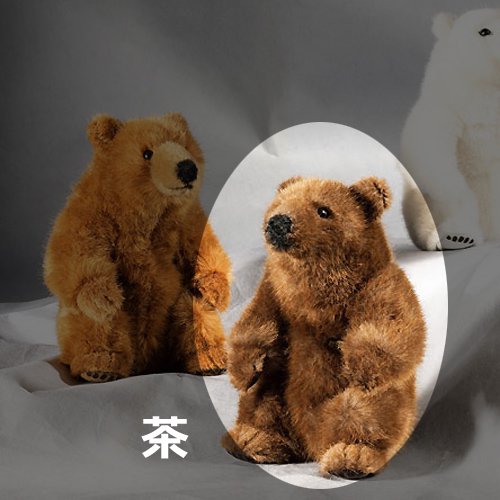 KOESEN ケーセン社 お座りベア - 動物のぬいぐるみ - 木のおもちゃ赤ちゃんのおもちゃ木製玩具eurobus