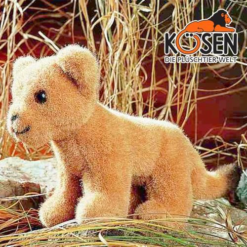 KOESEN ケーセン社 子ライオン - 動物のぬいぐるみ - 木のおもちゃ赤ちゃんのおもちゃ木製玩具eurobus