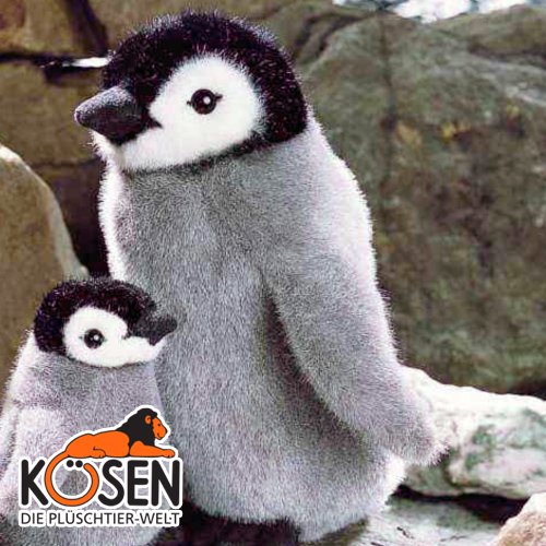 KOESEN ケーセン社 皇帝ペンギンの子 - 動物のぬいぐるみ - 木のおもちゃ赤ちゃんのおもちゃ木製玩具eurobus