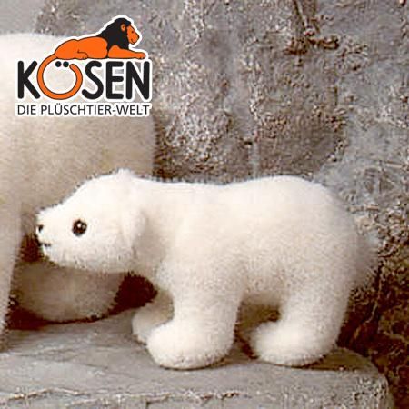 KOESEN ケーセン社 歩く白くま (ミニ) - 動物のぬいぐるみ - 木の