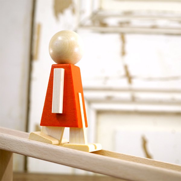 Beck ベック社 スロープ人形 ヌルミ 木製スロープトイ - 木のおもちゃ ...