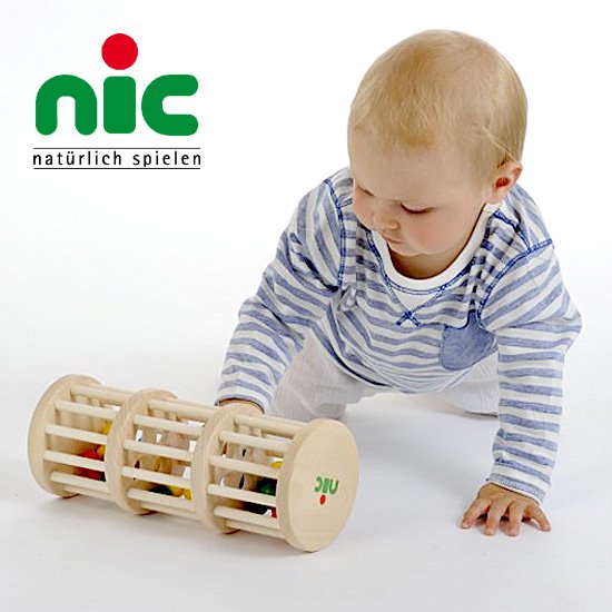 nic ニック社 ドラム玉落とし - 木のおもちゃ赤ちゃんのおもちゃ木製 ...