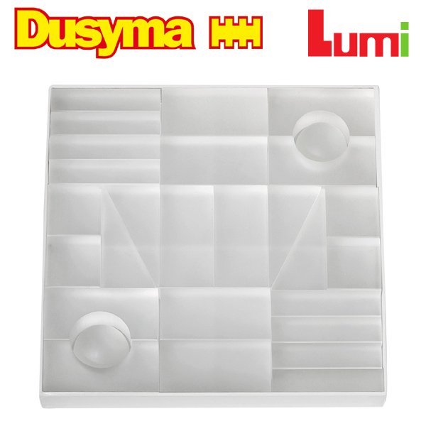 Dusyma デュシマ社 Lumi ブロック ホワイト - 木のおもちゃ赤ちゃんのおもちゃ木製玩具eurobus
