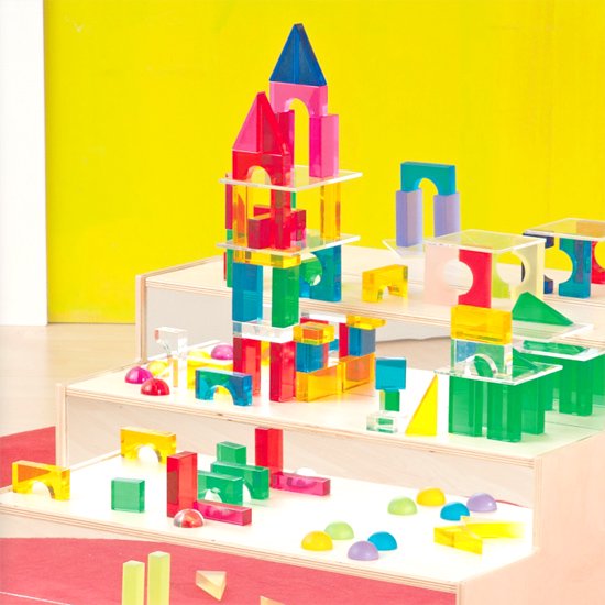 Dusyma デュシマ社 Luxy ブロック カラー - 木のおもちゃ赤ちゃんの 