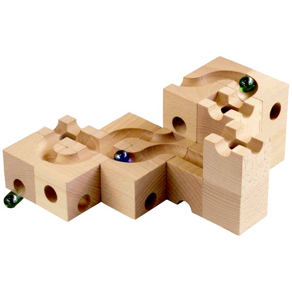 キュボロプラス　スイス製　木のおもちゃ　ピタゴラスイッチ　知育玩具