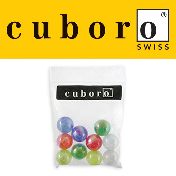 cuboro キュボロ/クボロ ビー玉10個 袋入 - 木のおもちゃ赤ちゃんのおもちゃ木製玩具eurobus