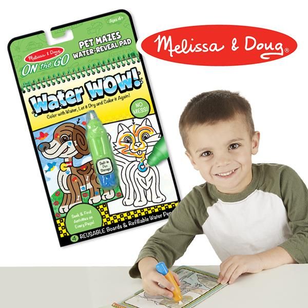 Melissa & Doug メリッサ＆ダグ］ウォーターワオ！ペット迷路 - 木の