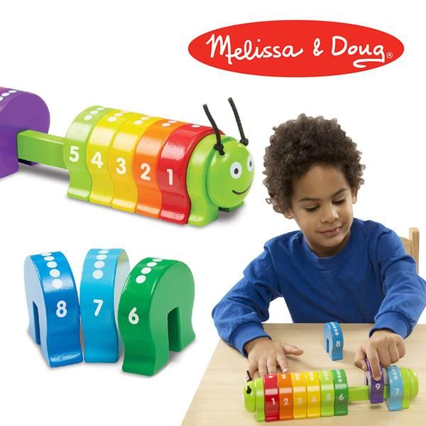 Melissa & Doug メリッサ＆ダグ］カウンティング キャタピラー - 木の