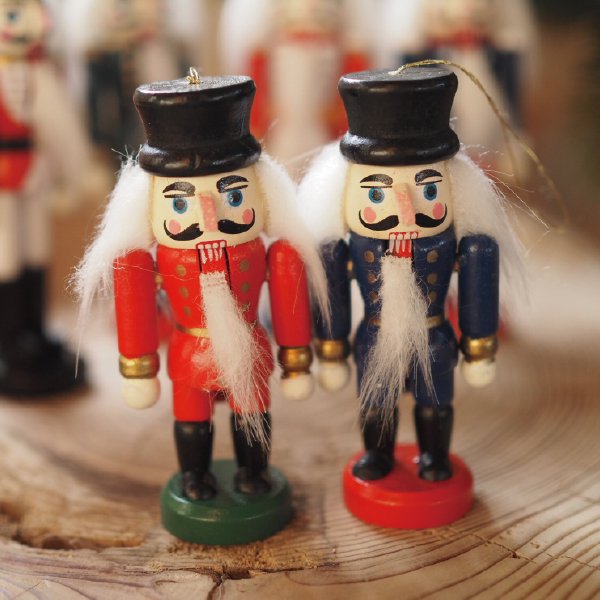 Kimmerle キマール社 クリスマス 木製オーナメント くるみ割り人形 8cm