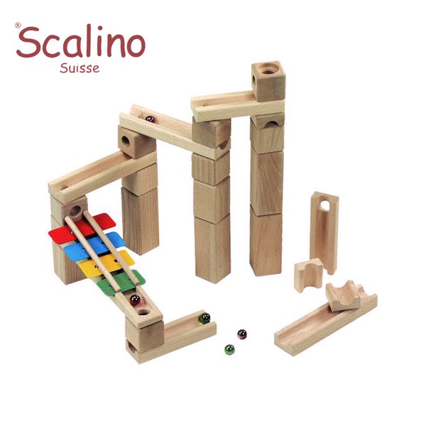 Scalino スカリーノ社 Scalino スカリーノ 鉄琴セット - 木のおもちゃ 赤ちゃんのおもちゃ 木製玩具 eurobus 通販shop