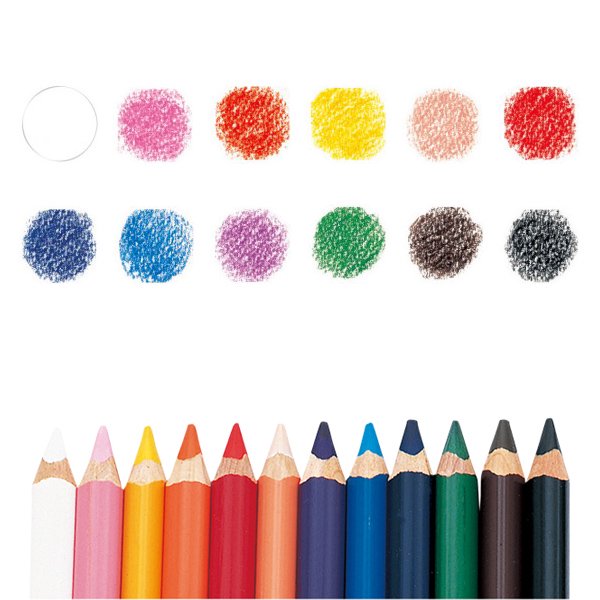 【メール便可】［LYRA リラ社］FERBY ファルビー 色鉛筆 軸カラー 12色セット