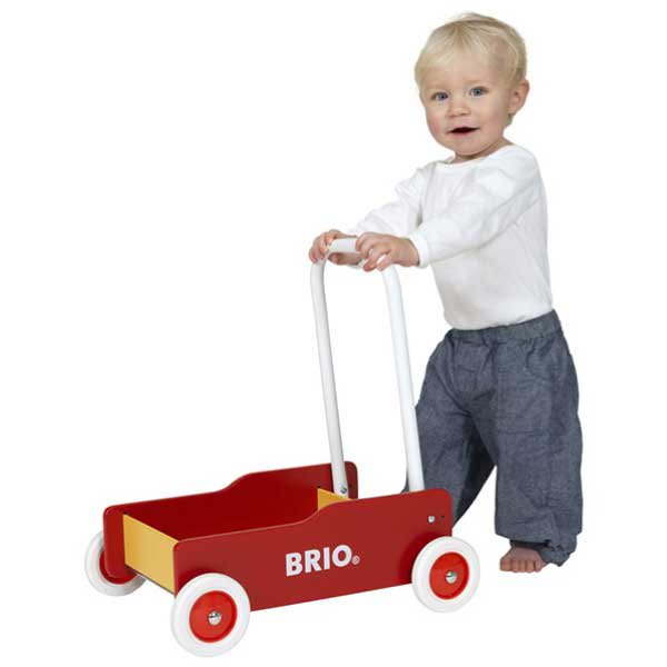 BRIO こぼさ 手押し車 9 赤・白 （箱あり）