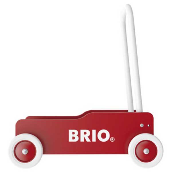 BRIO ブリオ］手押し車（赤）名入れセット