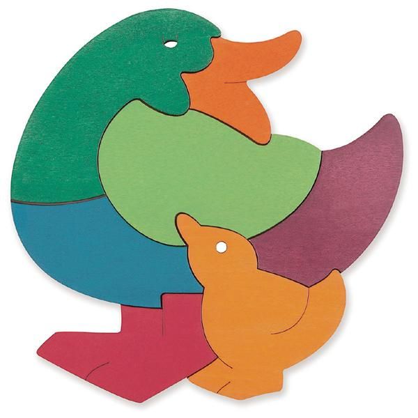 メール便可】［George Luck ジョージラック］木製カラフルパズル
