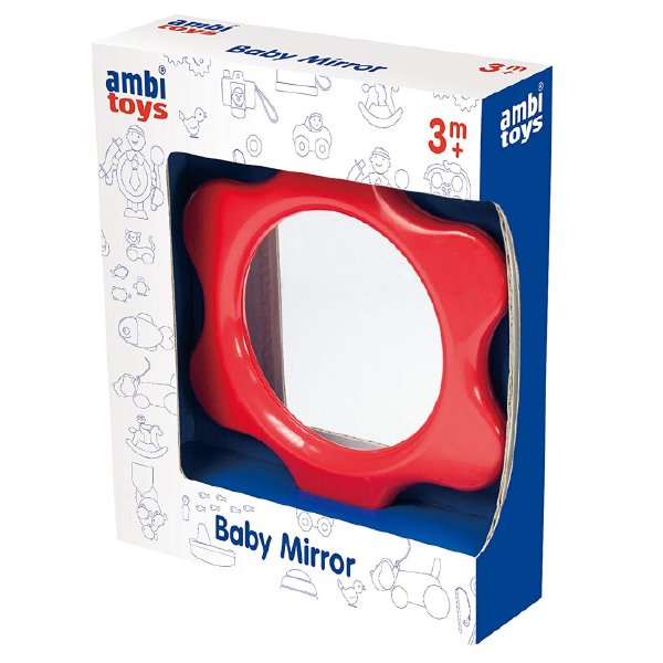 ［Bornelund ボーネルンド］Ambi Toys アンビ・トーイ ベビーミラー 赤ちゃん 安全 鏡