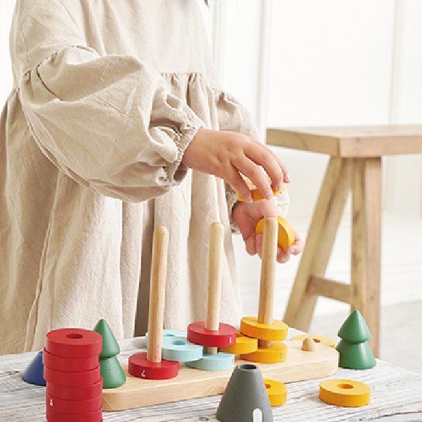 エド・インター　ワニさんの汽車つみき　ラッピングサービス　3歳〜　プレゼント　木製　おもちゃ　子ども玩具　お祝い
