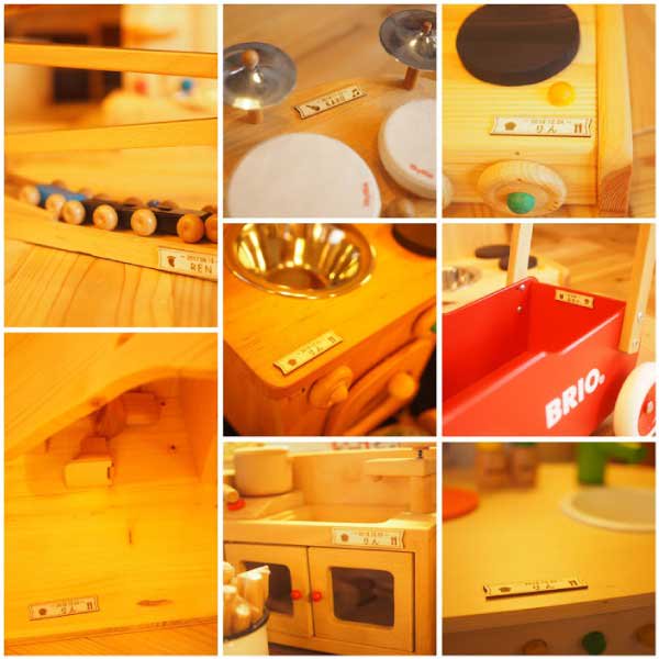 [IKONIH アイコニー ] 木製ままごと 冷蔵庫 名入れセット さっくり食材 包丁 まな板 木箱 木製 檜 ひのき 日本産ひのき