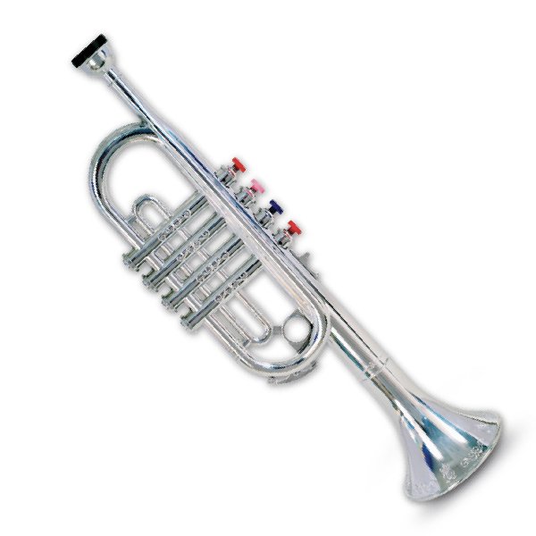 ［ bontempi ボンテンピ ］シルバートランペット 4keys 42cm 【324231】 子供用楽器 3歳から 吹奏楽器 管楽器 おもちゃ 知育玩具