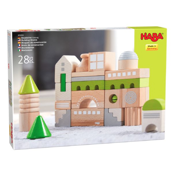 [ HABA ハバ ]  ブロックス コーブルク ドイツ 1歳半 18ヶ月 ブラザージョルダン 積み木 パズル ブロック 知育玩具