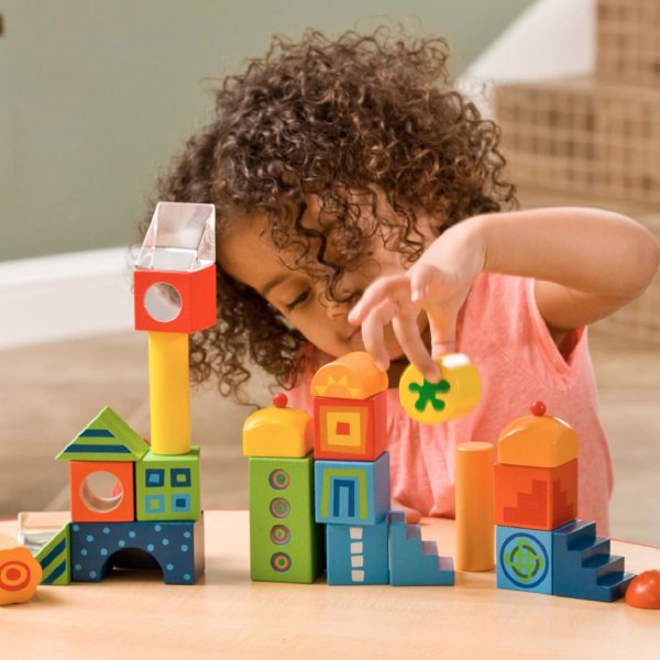 [ HABA ハバ ]  積木 ファンタジー ドイツ 1歳半 18ヶ月 ブラザージョルダン 積み木 パズル ブロック 知育玩具