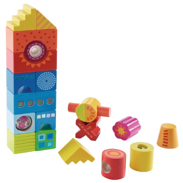 [ HABA ハバ ] 積木 カラフル ドイツ 1歳半 18ヶ月 ブラザージョルダン 積み木 パズル ブロック 知育玩具