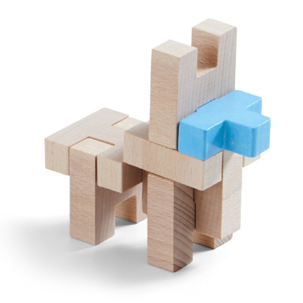 [ HABA ハバ ]  3Dパズル ブルー ドイツ 3歳 ブラザージョルダン 積み木 パズル ブロック 知育玩具