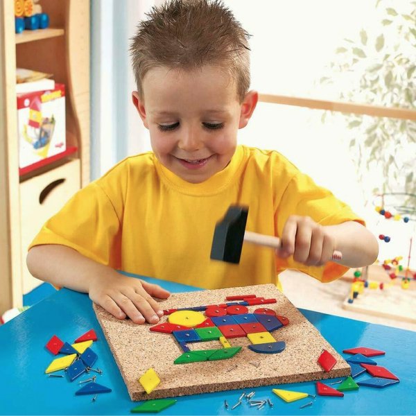 [ HABA ハバ ]  ポックポック ドイツ 3歳 ブラザージョルダン 木製 知育玩具 大工さん ハンマートーイ とんかち遊び 木の釘打ち遊び