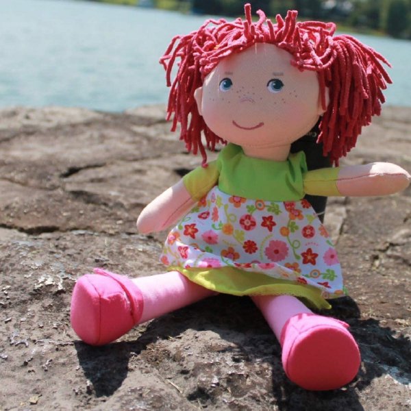 [ HABA ハバ ]  ソフト人形 リーゼ 30cm ドイツ 1歳半 18ヶ月 ブラザージョルダン ごっこ遊び お世話 ドール ぬいぐるみ ウォルドルフ