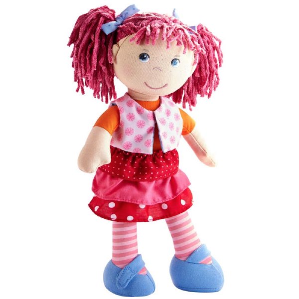 [ HABA ハバ ]  ソフト人形 リリー 30cm ドイツ 1歳半 18ヶ月 ブラザージョルダン ごっこ遊び お世話 ドール ぬいぐるみ ウォルドルフ