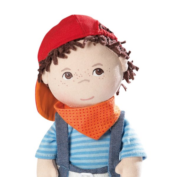 [ HABA ハバ ]  ソフト人形 マッツ 30cm ドイツ 1歳半 18ヶ月 ブラザージョルダン ごっこ遊び お世話 ドール ぬいぐるみ ウォルドルフ