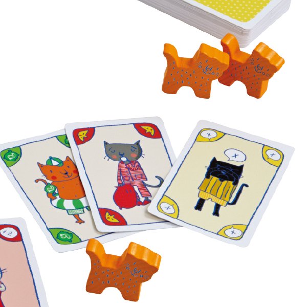 [ HABA ハバ ] 缶入りゲーム ニャーニャー 日本語説明書付 5歳 2-5人 ブラザージョルダン ドイツ ボードゲーム  カードゲーム 猫 HA302180