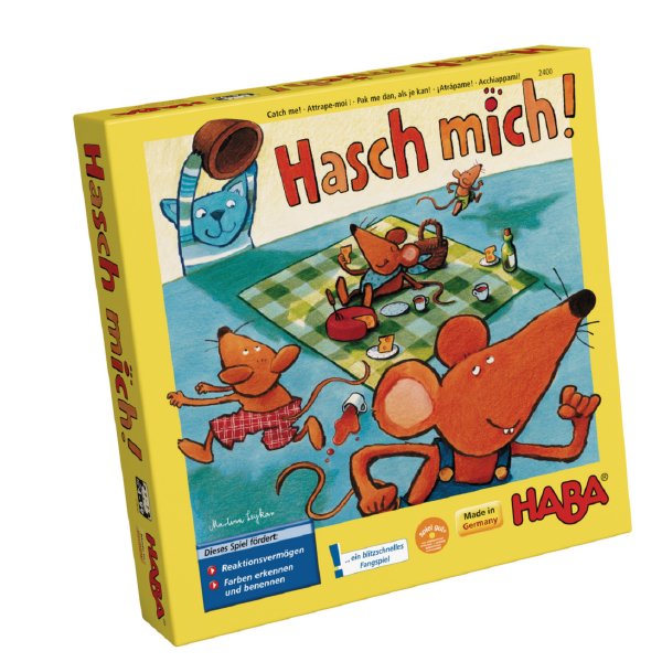 [ HABA ハバ ] キャッチミー スピードゲーム 日本語説明書付 4歳 2-7人 ブラザージョルダン ドイツ ボードゲーム ねずみとりゲーム