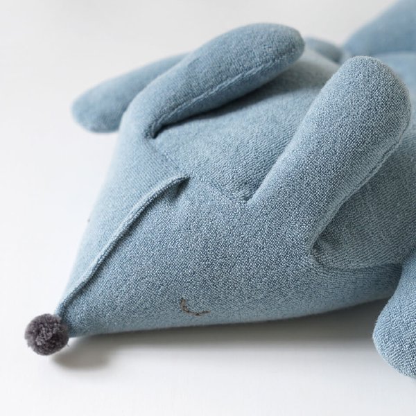 ［ FICELLE フィセル - 10mois ディモア ］ナルノアピロー うさぎ ブルー 日本製 お昼寝  赤ちゃん 枕