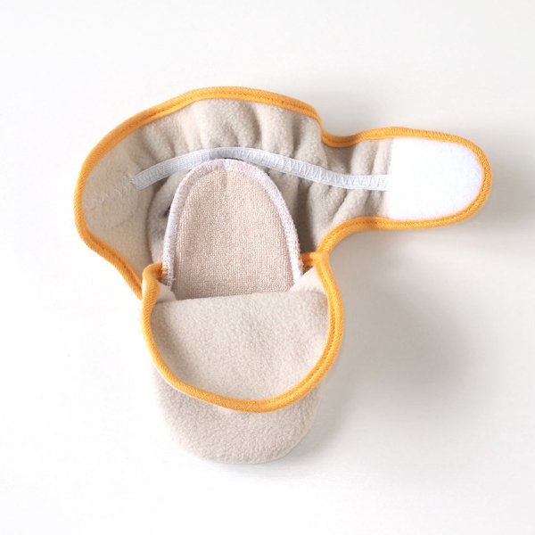 ［  BOBO ボボ ］マイクロフリースブーティー ベージュ 日本製 FICELLE フィセル 防寒 赤ちゃん ブーツ シューズ お出かけ 0〜1歳ごろまで