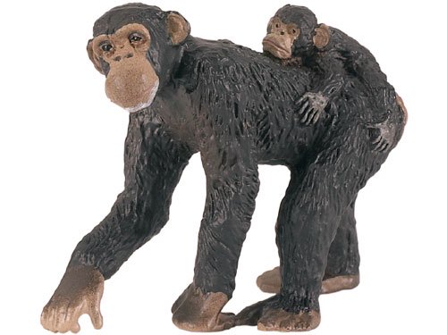 Papo パポ社 チンパンジー 木のおもちゃ赤ちゃんのおもちゃ木製玩具eurobus